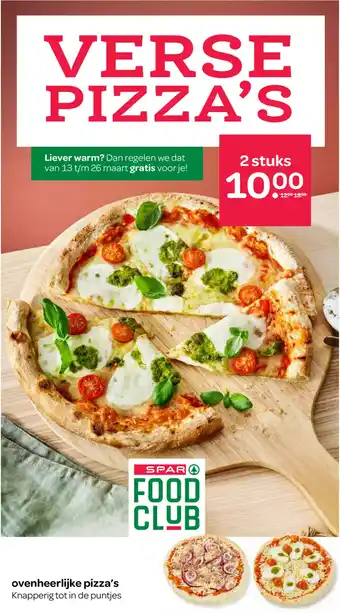 Spar Ovenheerlijke pizza's aanbieding