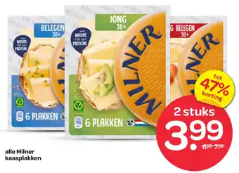 Spar Milner kaasplakken aanbieding