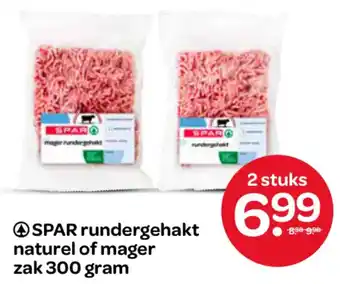 Spar Spar rundergehakt naturel of mager aanbieding