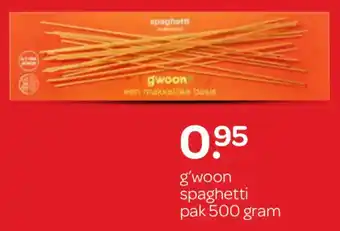 Spar G'woon spaghetti aanbieding