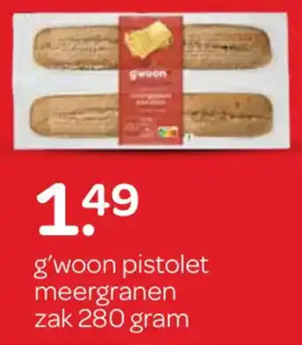 Spar G'woon pistolet meergranen aanbieding