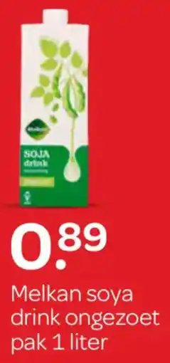 Spar Melkan soya drink ongezoet aanbieding