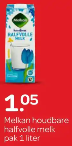 Spar Melkan houdbare halfvolle melk aanbieding