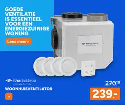 BOUWMAAT Woonhuisventilator aanbieding