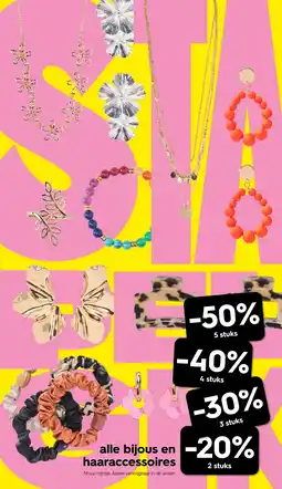 HEMA Alle bijous en haaraccessoires aanbieding