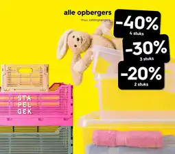 HEMA Alle opbergers aanbieding