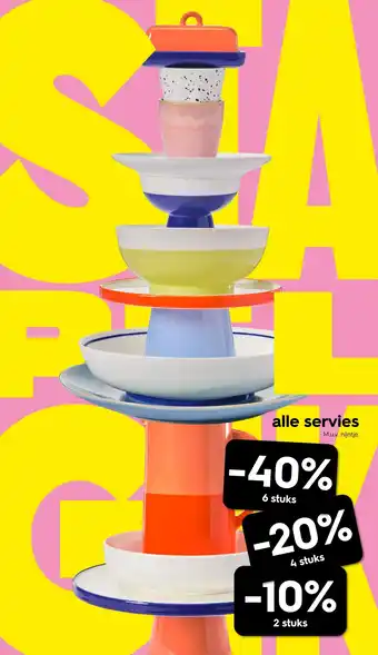 HEMA Alle servies aanbieding