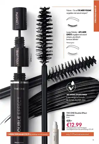 Oriflame The One Double Effect Mascara aanbieding