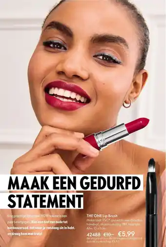 Oriflame The One Lip Brush aanbieding