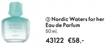 Oriflame Nordic Waters for her Eau de Parfum aanbieding