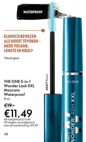 Oriflame The One 5 in 1 Wonder Lash XXL Mascara Waterproof aanbieding