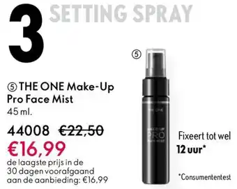 Oriflame The One Make-Up Pro Face Mist aanbieding