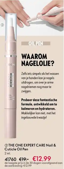 Oriflame The One Expert Care Nail & Cuticle Oil Pen aanbieding