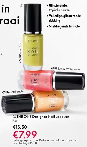 Oriflame The One Designer Nail Lacquer aanbieding