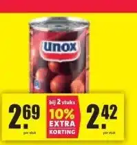 Nettorama UNOX KNAKS aanbieding