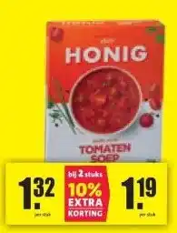 Nettorama HONIG TOMATEN SOEP aanbieding