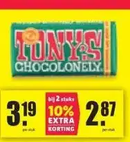 Nettorama LONY'S CHOCOLONELY aanbieding