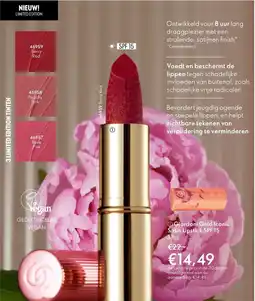 Oriflame Giordani Gold Iconic Satin Lipstick SPF 15 aanbieding