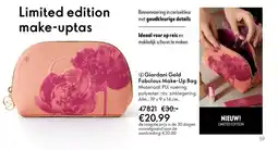 Oriflame Giordani Gold Fabulous Make-Up Bag aanbieding