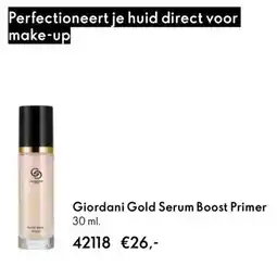 Oriflame Giordani Gold Serum Boost Primer aanbieding