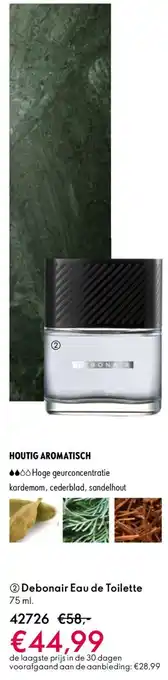 Oriflame Debonair Eau de Toilette aanbieding