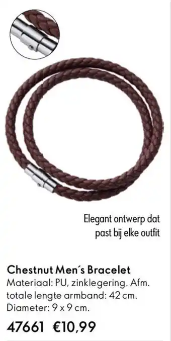 Oriflame Chestnut Men's Bracelet aanbieding