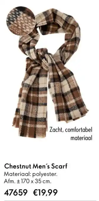 Oriflame Chestnut Men's Scarf aanbieding