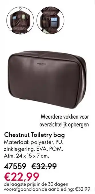 Oriflame Chestnut Toiletry bag aanbieding