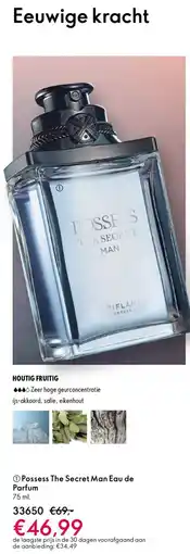 Oriflame Possess The Secret Man Eau de Parfum aanbieding