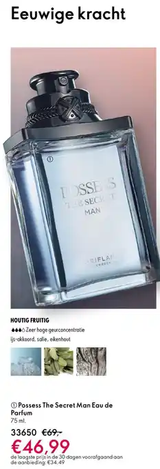 Oriflame Possess The Secret Man Eau de Parfum aanbieding