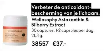 Oriflame Wellosophy Astaxanthin & Bilberry Extract aanbieding