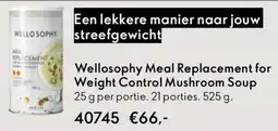 Oriflame Wellosophy Meal Replacement for Weight Control Mushroom Soup aanbieding