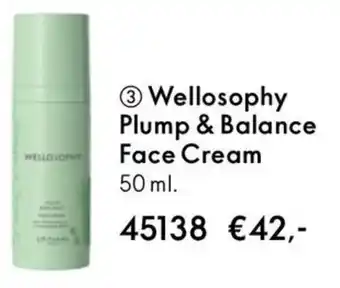 Oriflame Wellosophy Plump & Balance Face Cream aanbieding