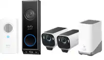 Coolblue EufyCam S3 Pro Duo Pack + Eufy Video Doorbell E340 + Chime aanbieding