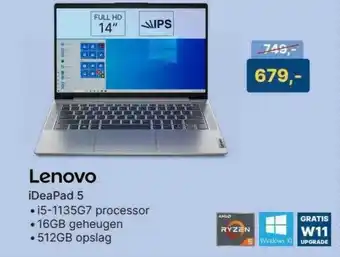 Levix Computershop Lenovo IDeaPad 5 Laptop aanbieding