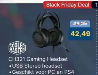 Levix Computershop Cooler Master CH321 Gaming Headset aanbieding