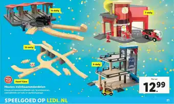 Lidl Playtive Houten Treinbaanondedelen aanbieding