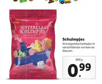 Lidl Favorina Schuimpjes aanbieding