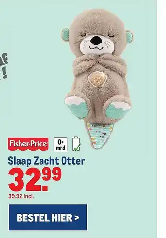 Makro Fisher-Price Slaap Zacht Otter aanbieding