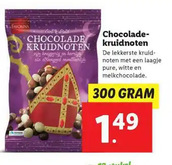 Lidl Favorina Chocolade Kruidnoten aanbieding