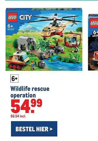 Makro Lego City Wildlife Rescue Operation aanbieding