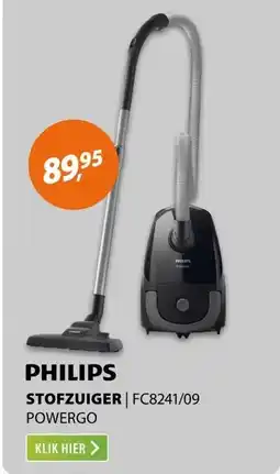 Expert Philips FC8241/09 PowerGo Zwart aanbieding