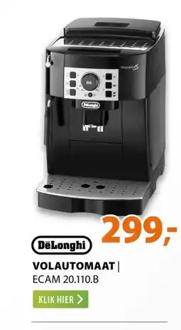 Expert DeLonghi ECAM20.110.B Zwart aanbieding