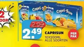 Sahan Supermarkten Caprisun aanbieding