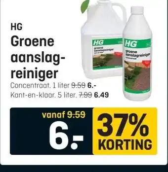 Hubo HG Groene aanslag- reiniger aanbieding