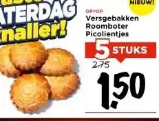 Vomar Voordeelmarkt Versgebakken Roomboter Picolientjes aanbieding