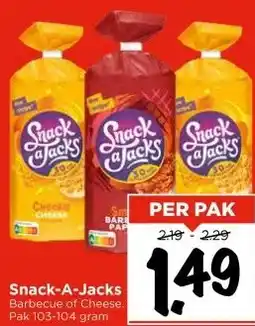 Vomar Voordeelmarkt Snack-A-Jacks aanbieding