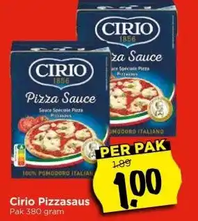 Vomar Voordeelmarkt Cirio Pizzasaus Pak 380 gram aanbieding