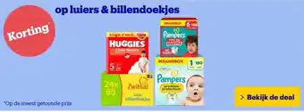 Bol.com op luiers & billendoekjes aanbieding