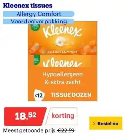 Bol.com Kleenex tissues aanbieding